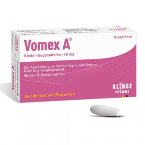 VOMEX A Kinder-Suppositorien 40 mg